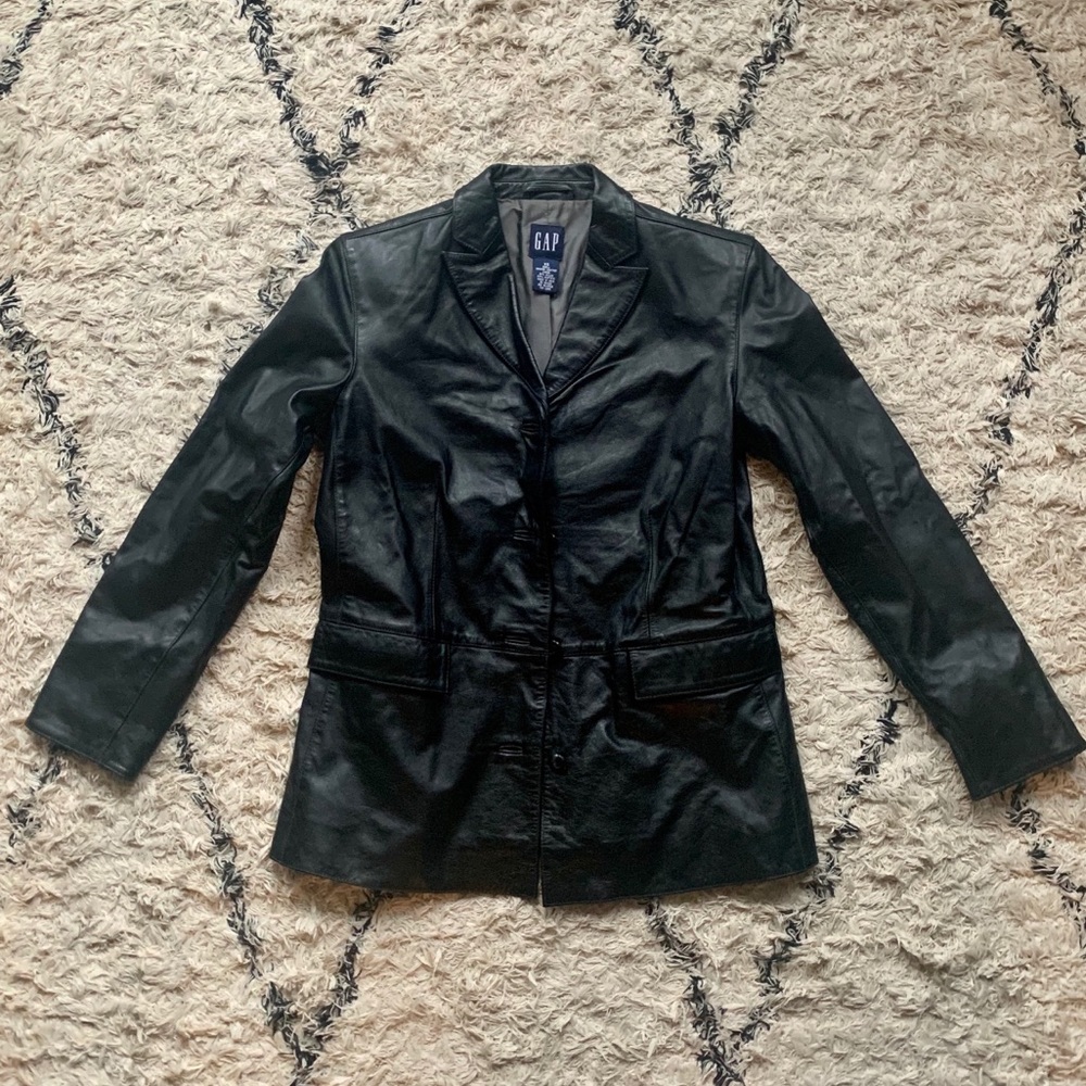 Vintage 90s Gap Leather Jacket
